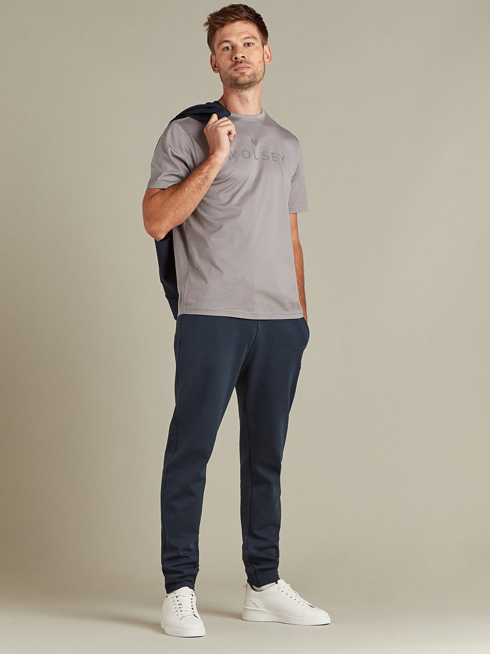 Logo T-shirt Grey - S