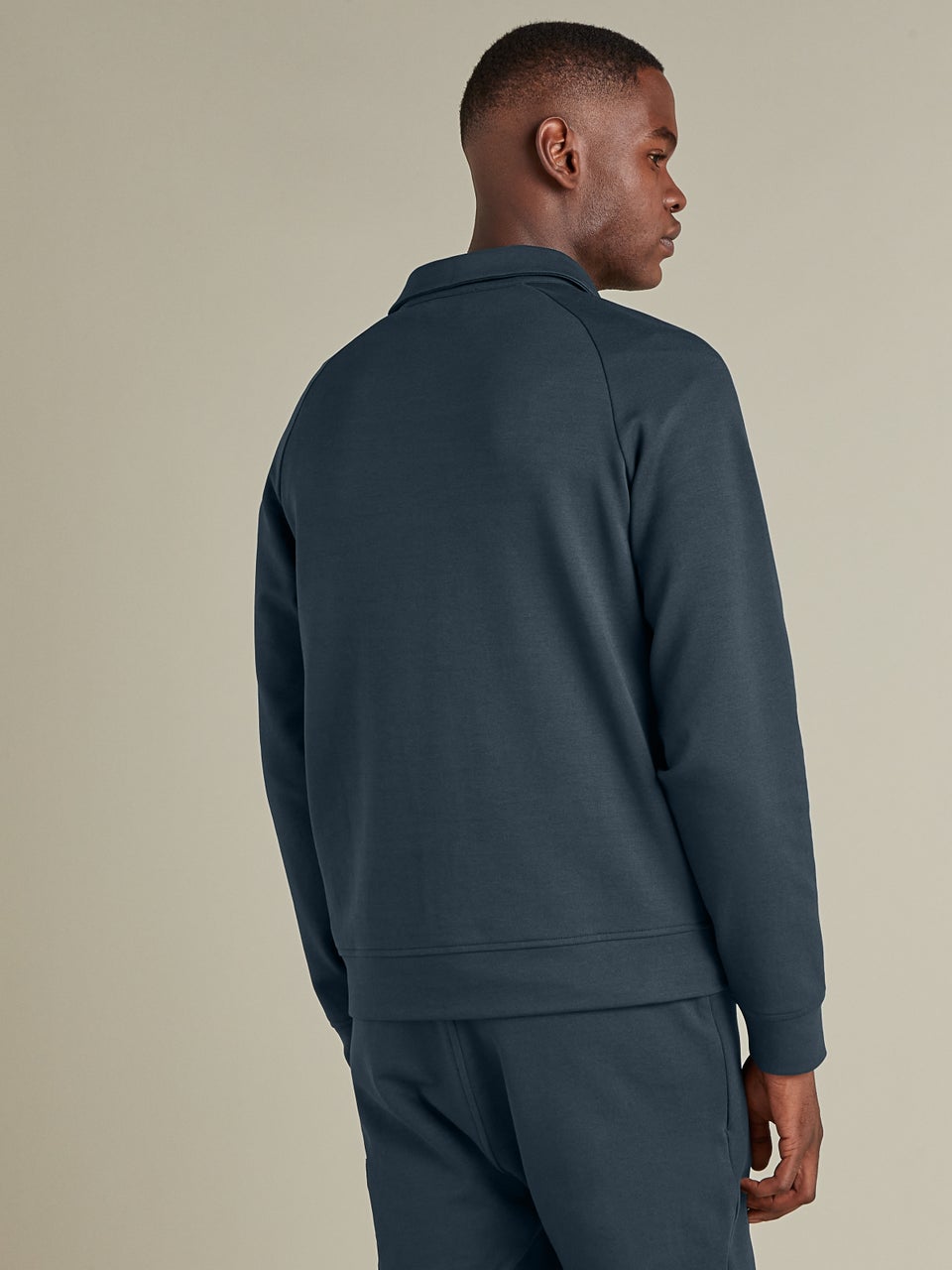 Premium Essentials Polo Sweatshirt Navy