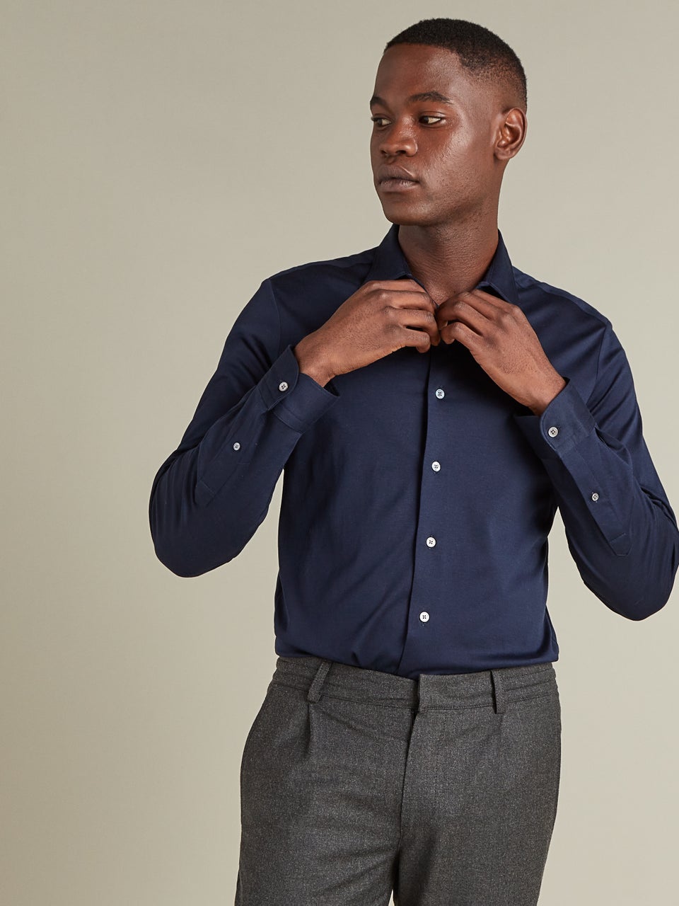 1755 Jersey Shirt Blue