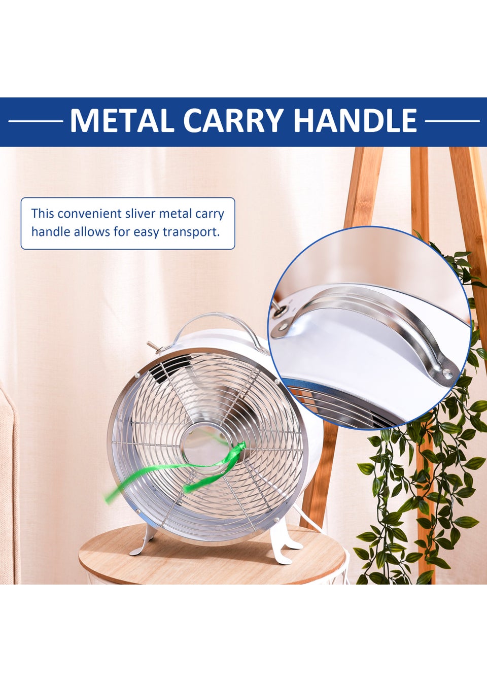 HOMCOM Table Fan