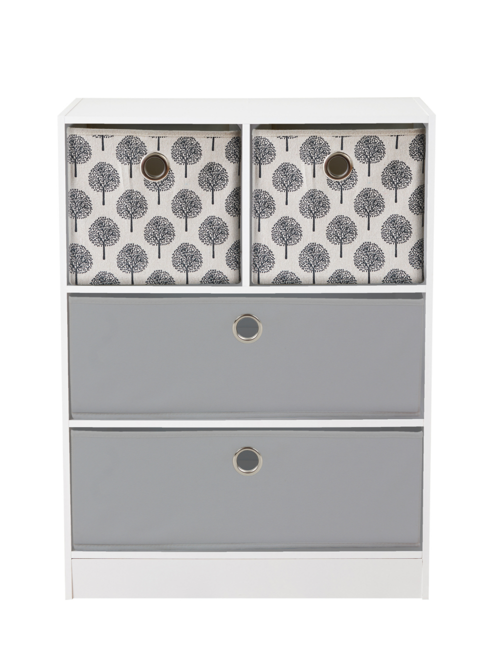 Lloyd Pascal Jazz Tree / Grey 2+2 Storage Unit (83cm x 63cm x 30cm)