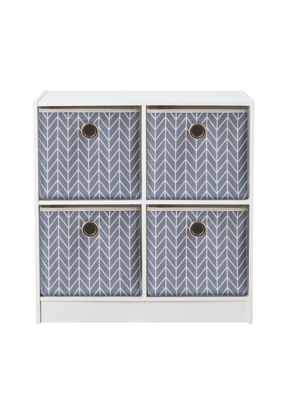 Lloyd Pascal Jazz Chevron 4 Cube Storage Unit (65cm x 63cm x 30cm)
