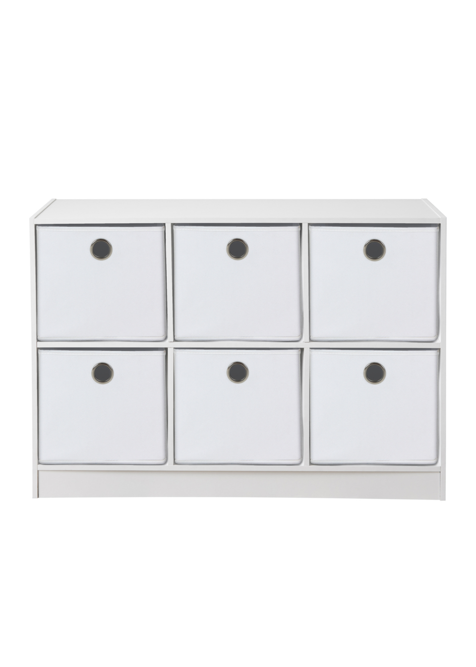 Lloyd Pascal Jazz 6 Cube Storage Unit White (65cm x 95cm x 30cm)