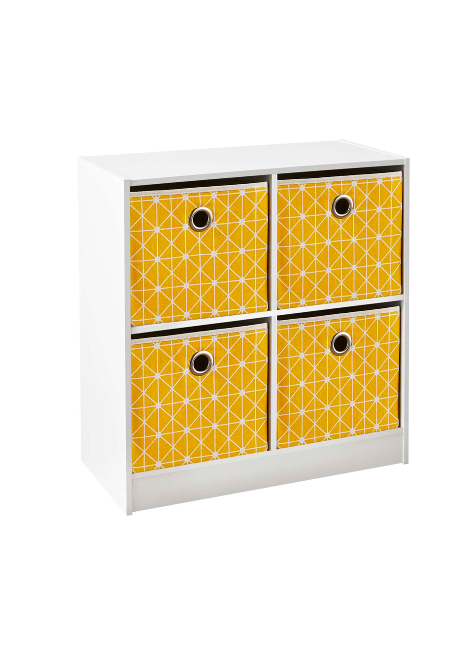 Lloyd Pascal Jazz Geometric 4 Cube Storage Unit (65cm x 63cm x 30cm)