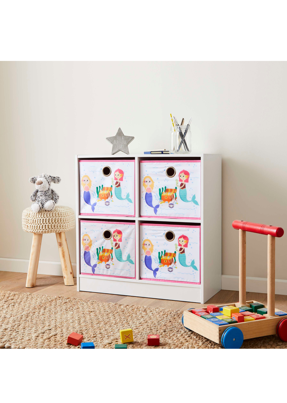 Lloyd Pascal Mermaid 4 Cube Storage Unit (65cm x 63cm x 30cm)