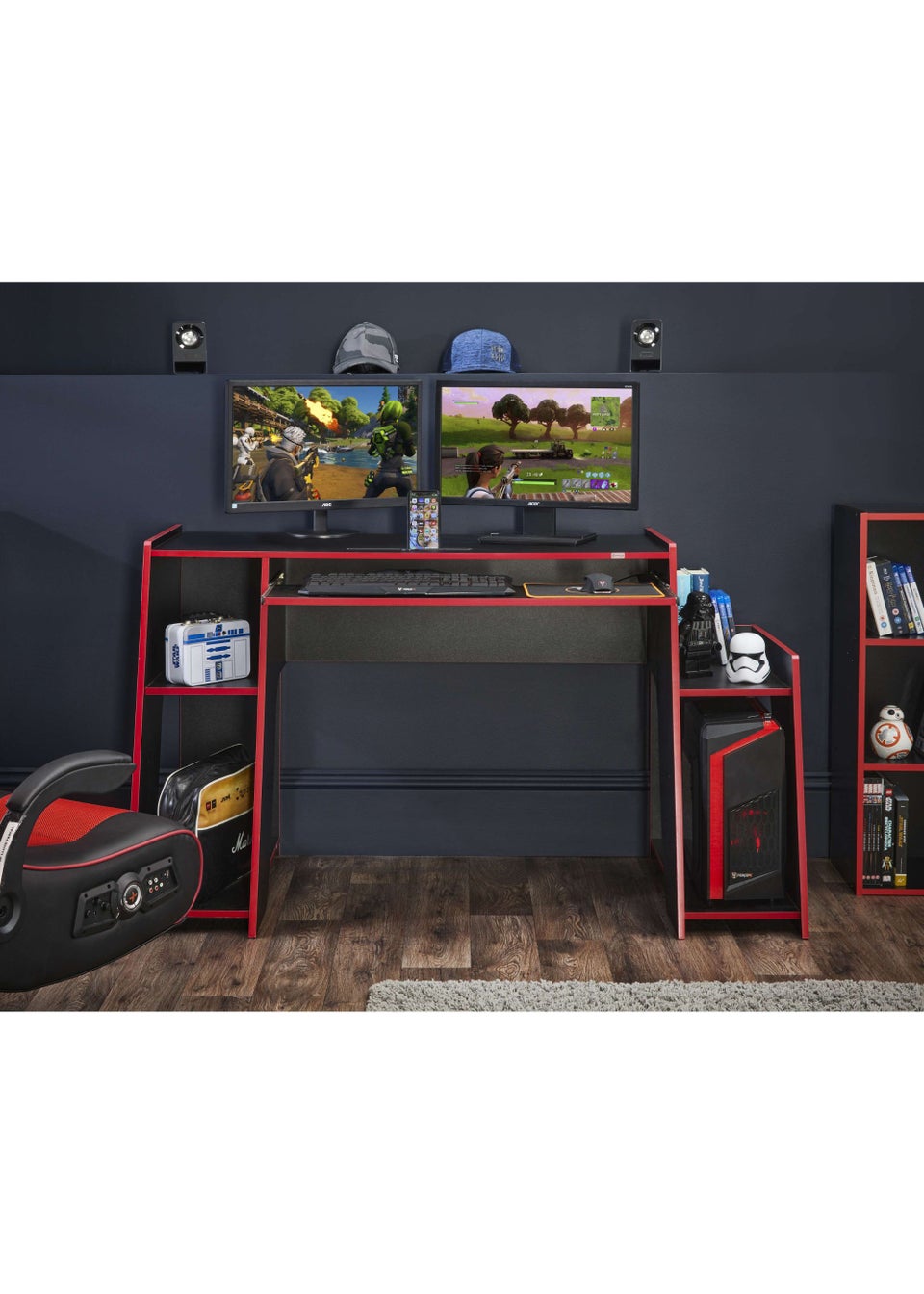 Lloyd pascal rogue compact store gaming desk