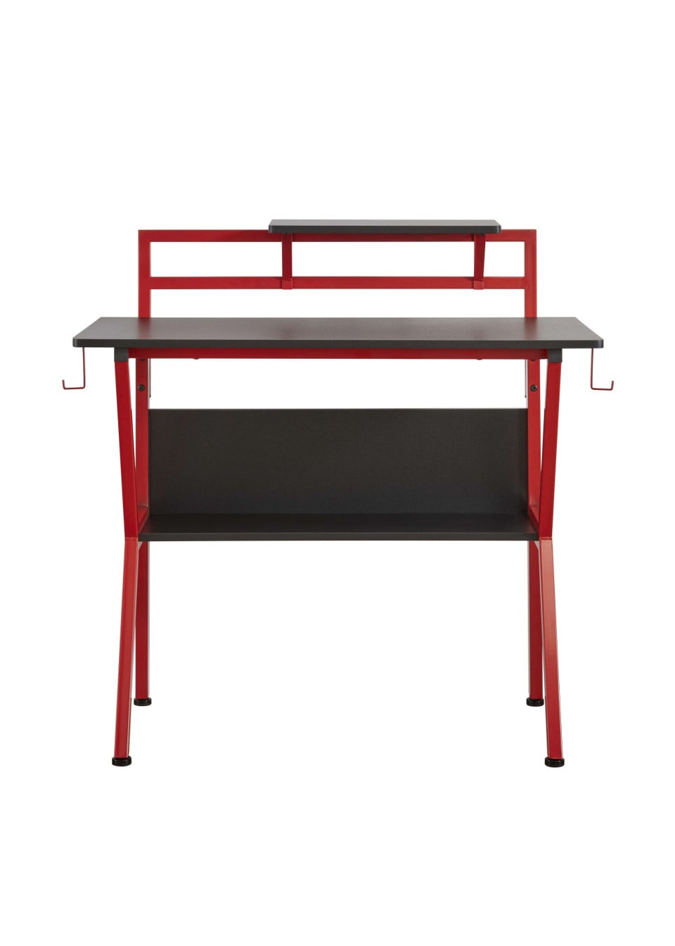 Lloyd Pascal Picaro Desk in Black and Red