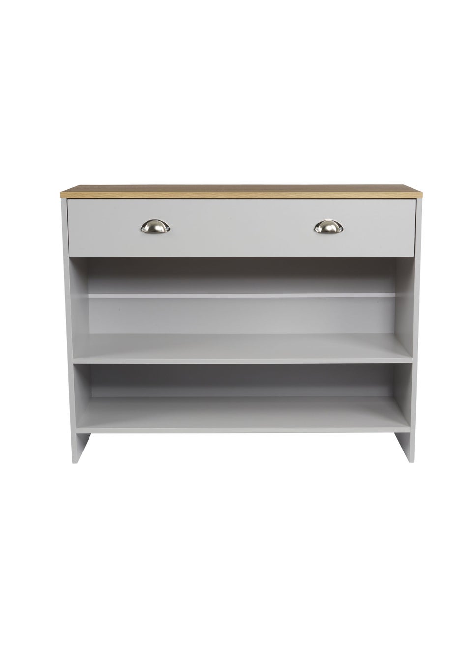 Lloyd Pascal Linwood Console with 2 shelves Grey