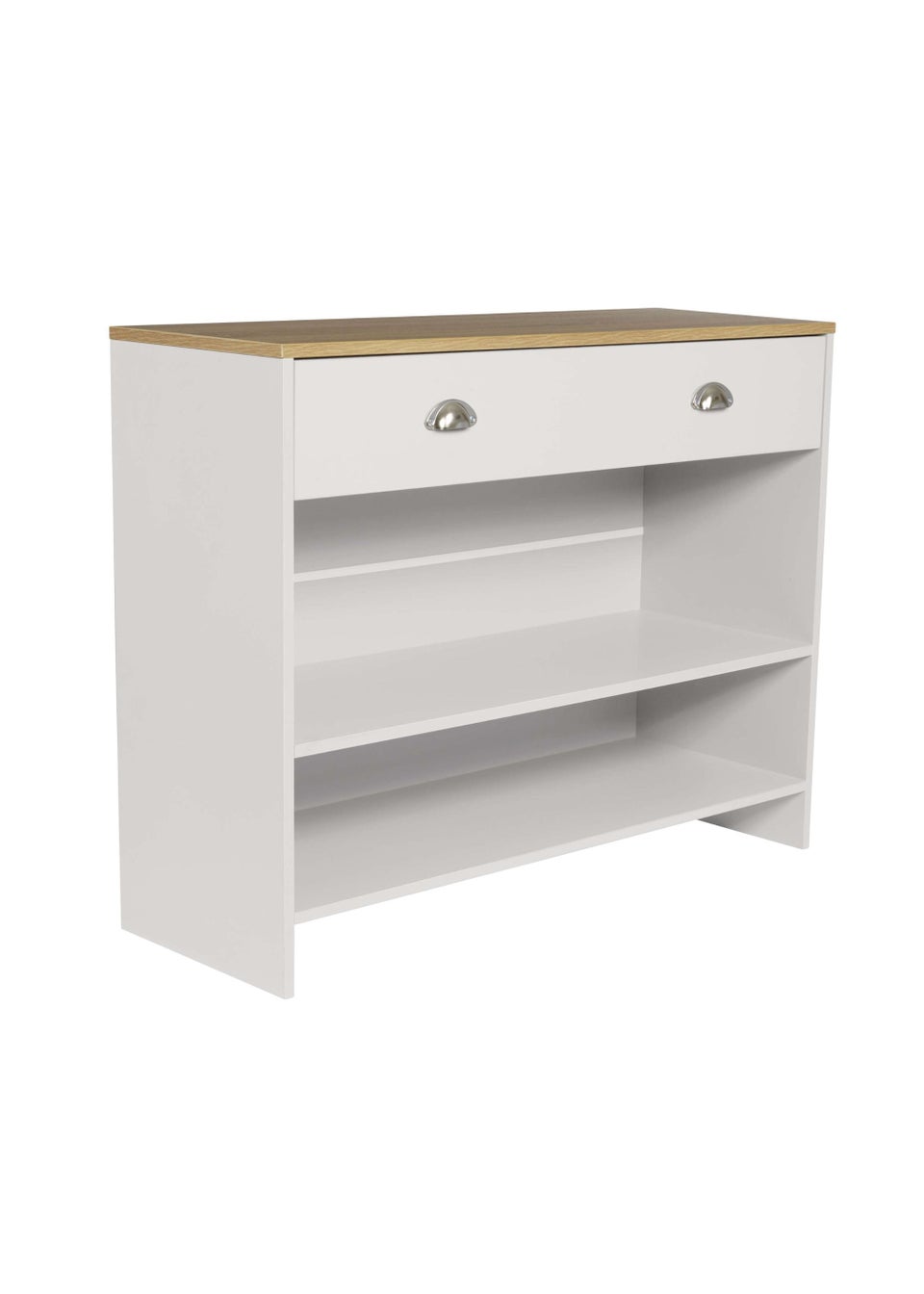 Lloyd Pascal Linwood Console with 2 shelves Cream