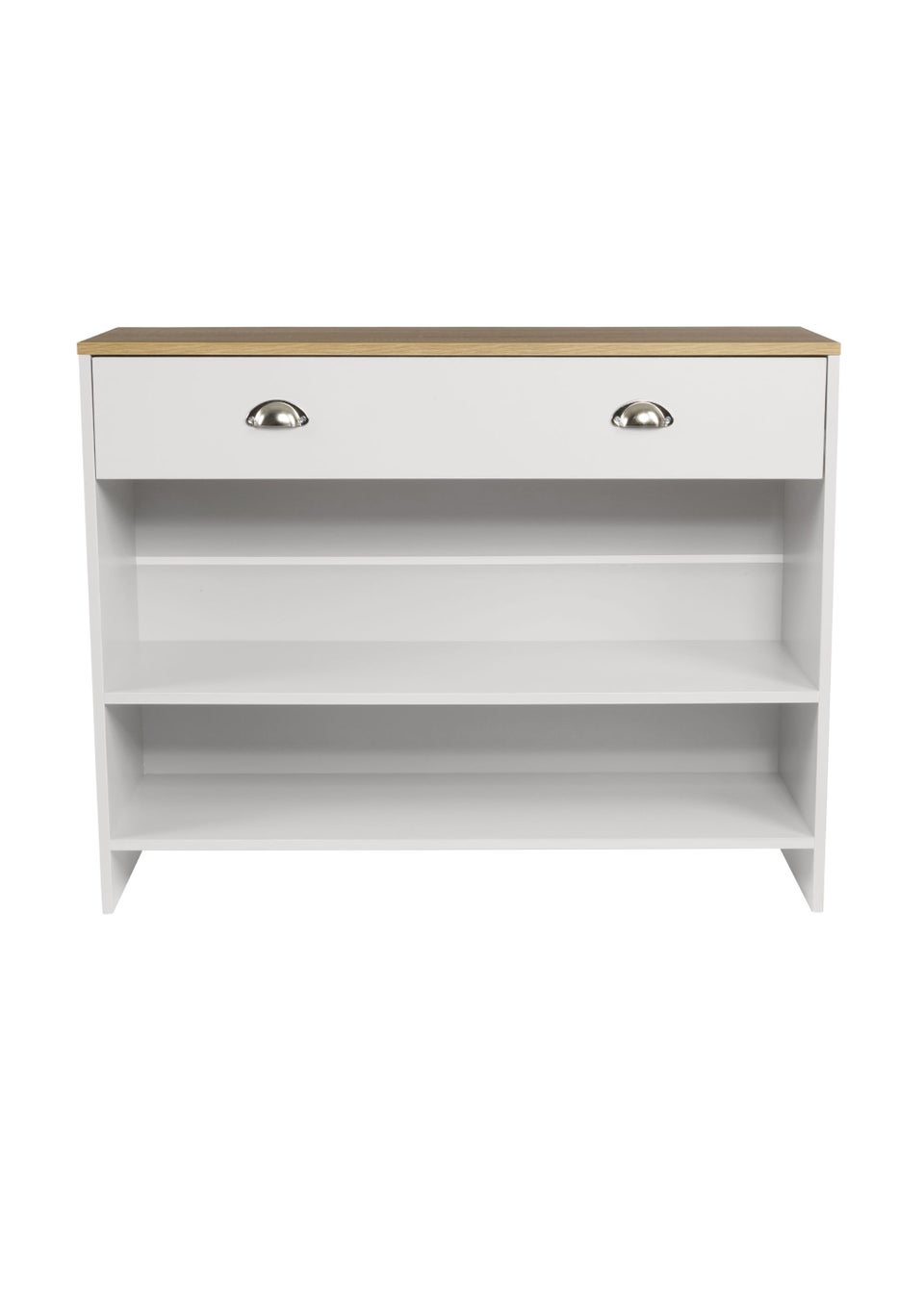 Lloyd Pascal Linwood Console with 2 shelves Cream
