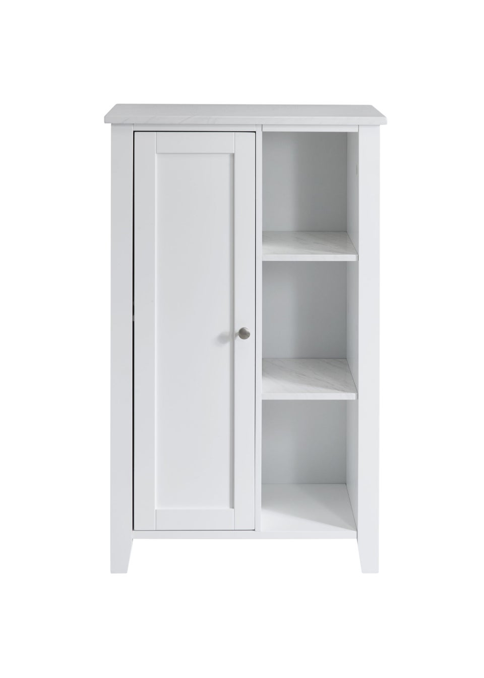 Lloyd Pascal Marble Effect Top Console Unit (91cm x 55cm x 30cm)