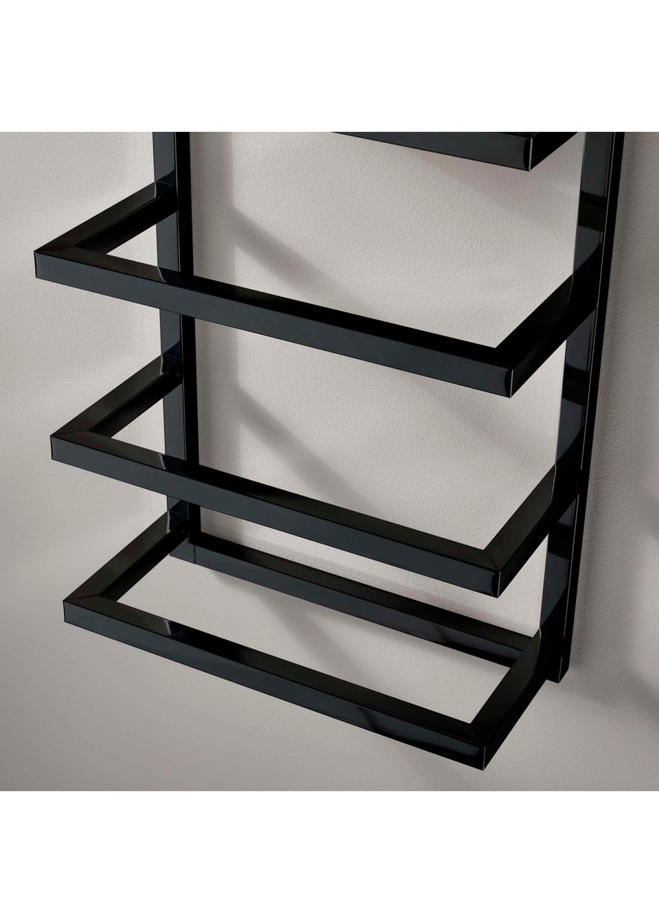 Lloyd Pascal 5 Tier Towel Rack Black Matalan