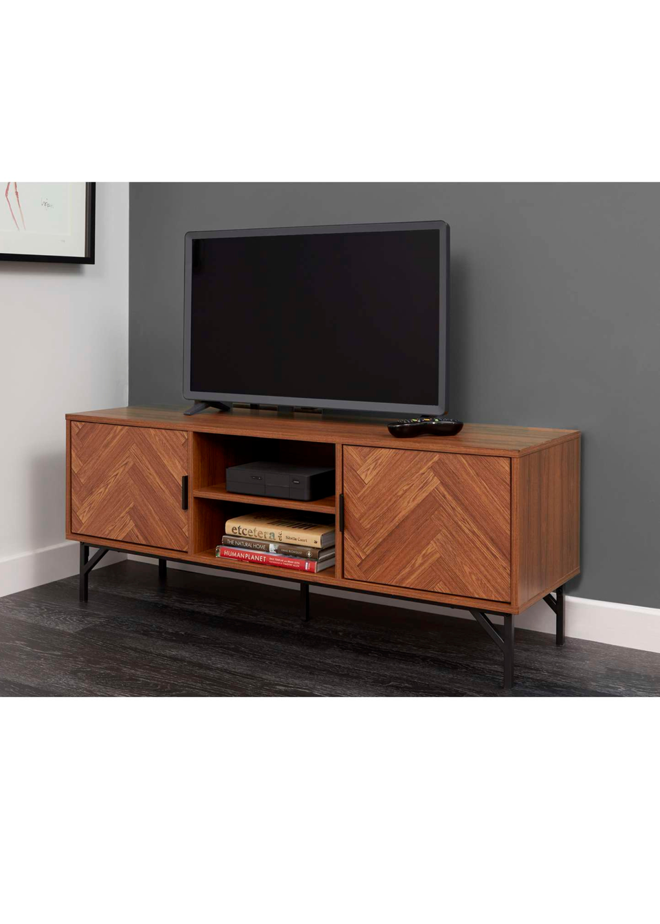 Lloyd Pascal Caprio TV unit with Metal Legs