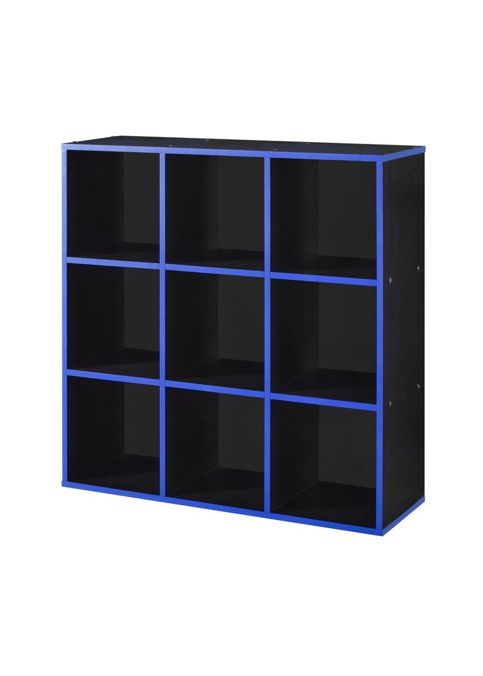 Lloyd Pascal 9 Cube Storage Unit in Black and Blue