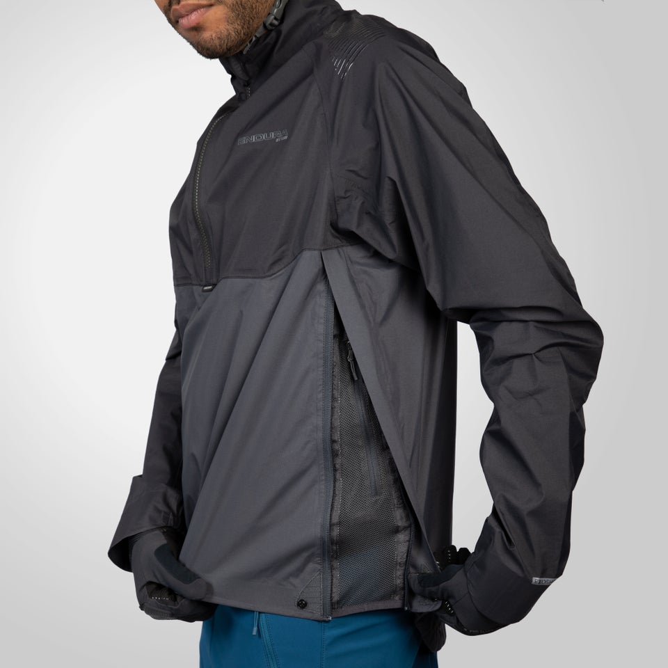 Men s MT500 Lite Pullover Waterproof Jacket Black