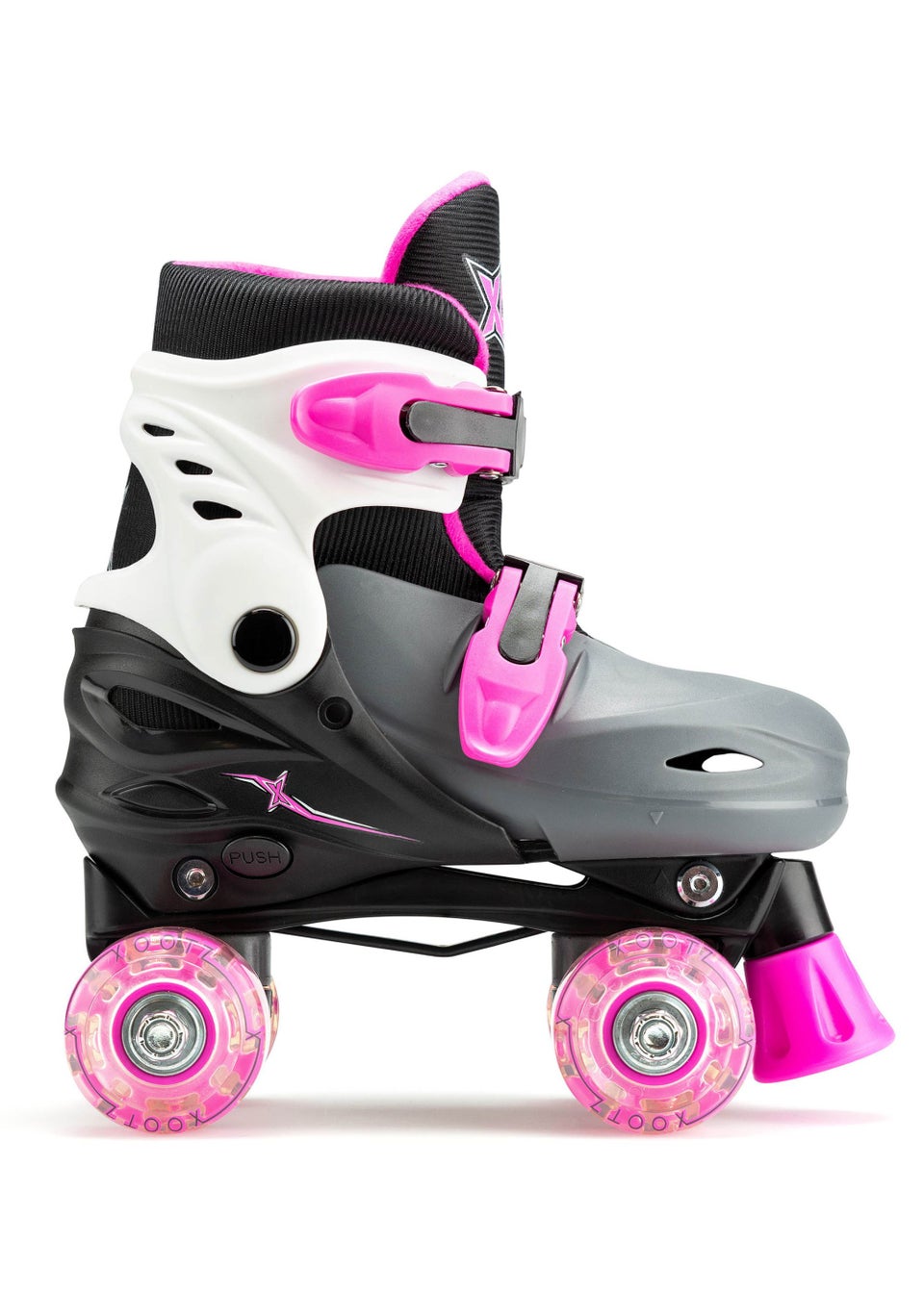 Xootz Quad Led Skates Pink