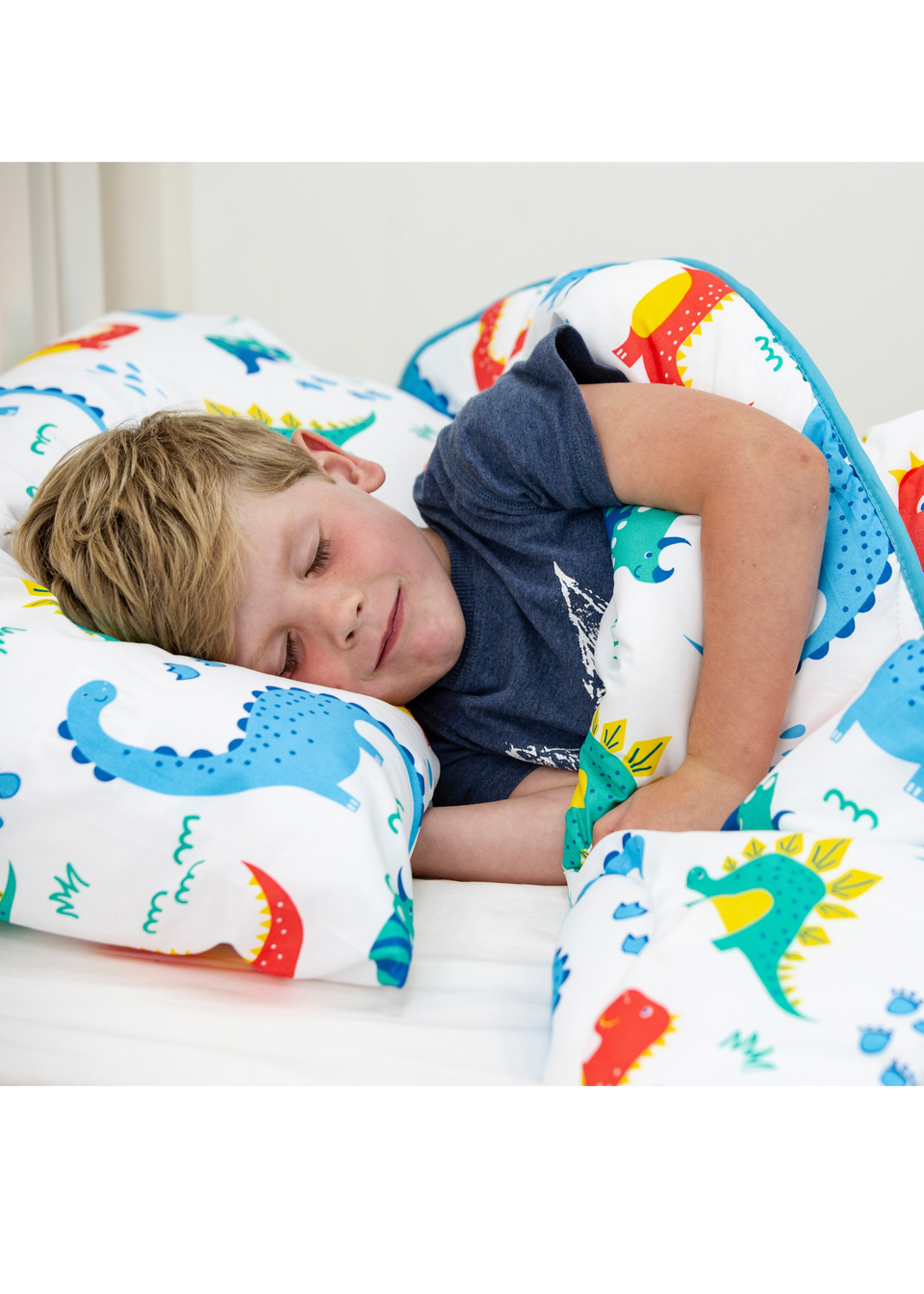 Rest Easy Sleep Better Dino Coverless Duvet Set (4.5 tog)