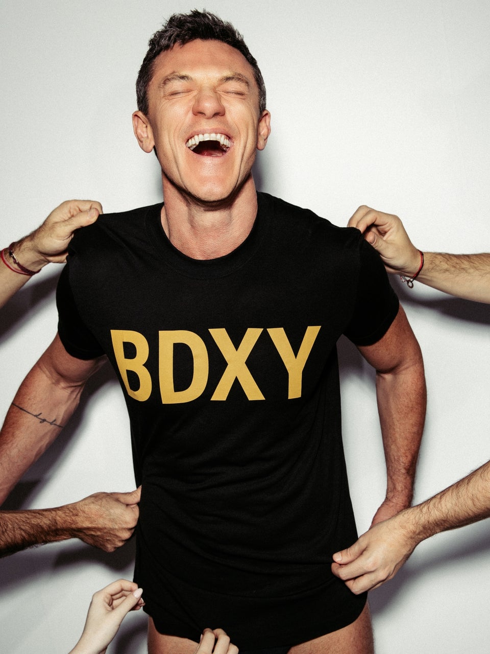 'The Actor' T-shirt - Black with LOGO