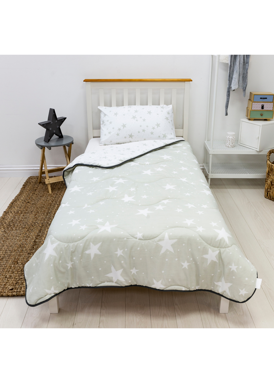 Rest Easy Sleep Better Stars Coverless Duvet Set (4.5 Tog)