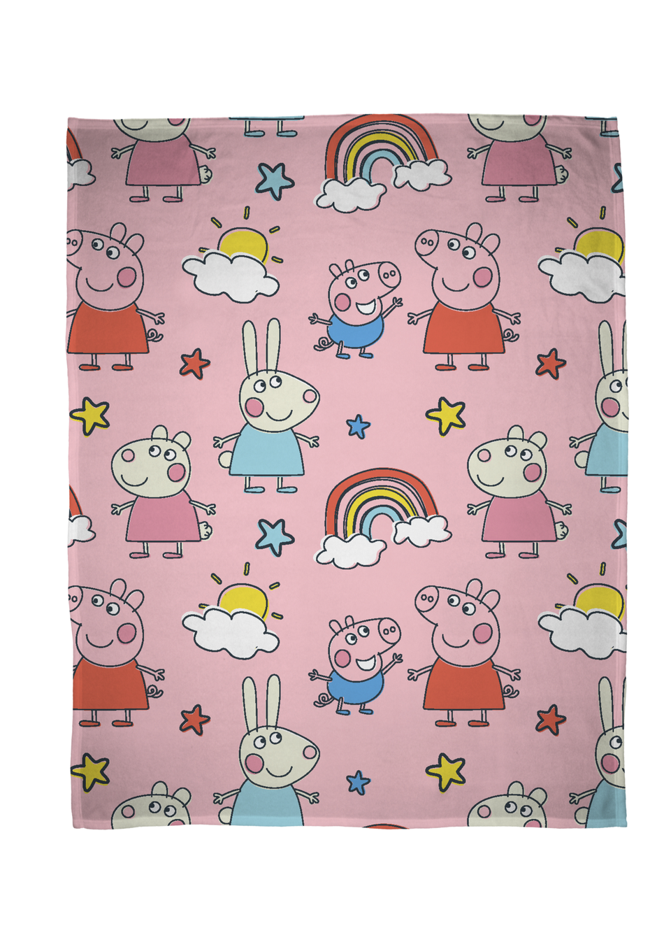 Peppa Pig Fleece Blanket Throw Matalan