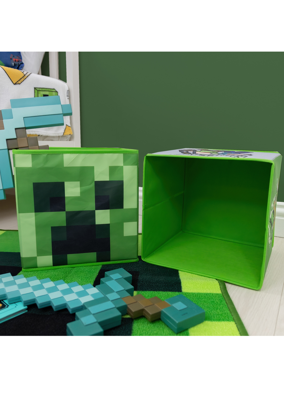 Minecraft Boombox 2 Pack Storage Box