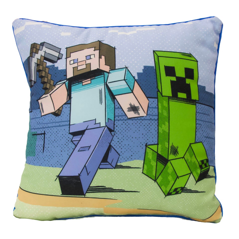 Minecraft Adventure Square Cushion (40cm x 40cm)