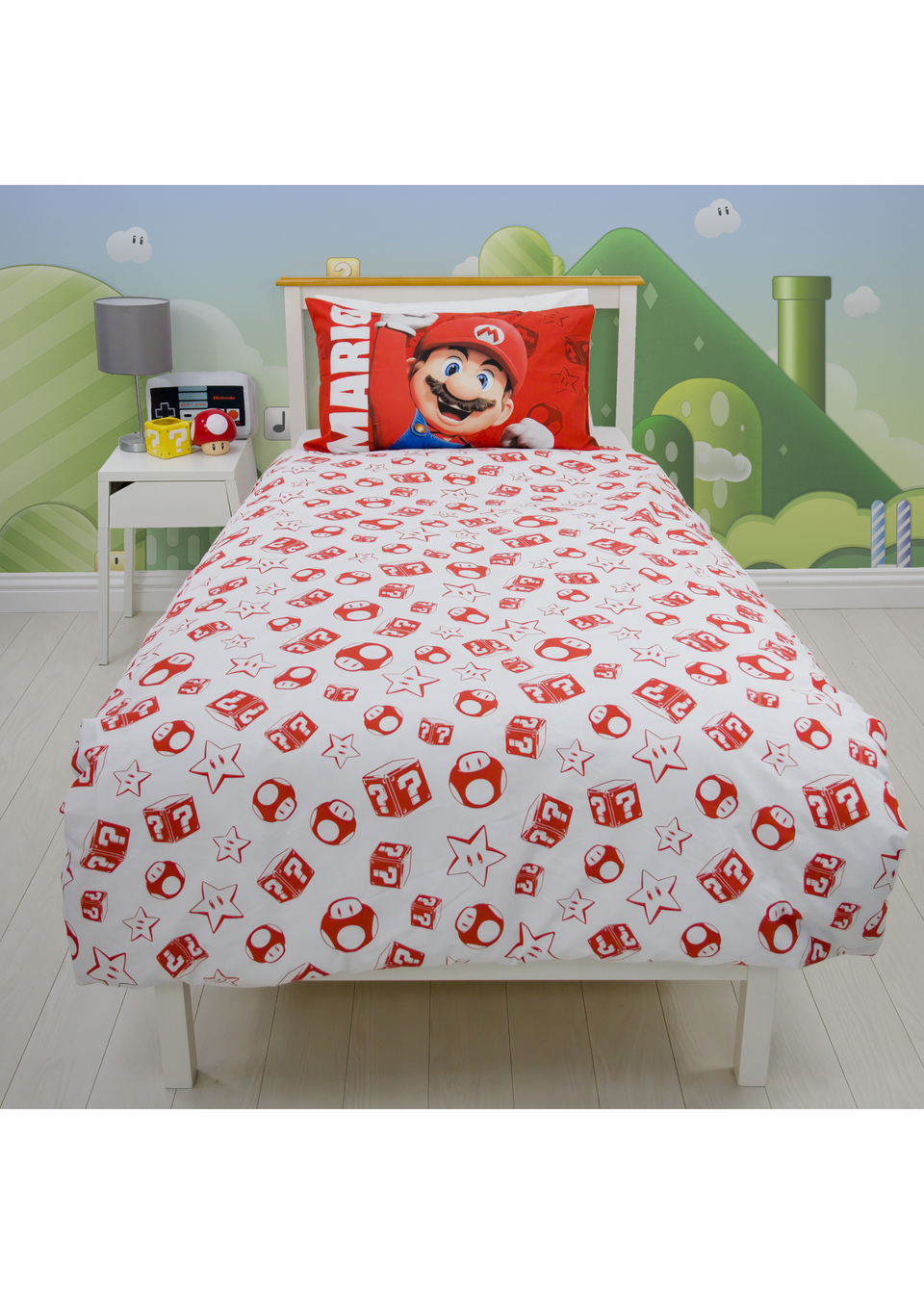 Super Mario Movie Jump Panel Duvet Set