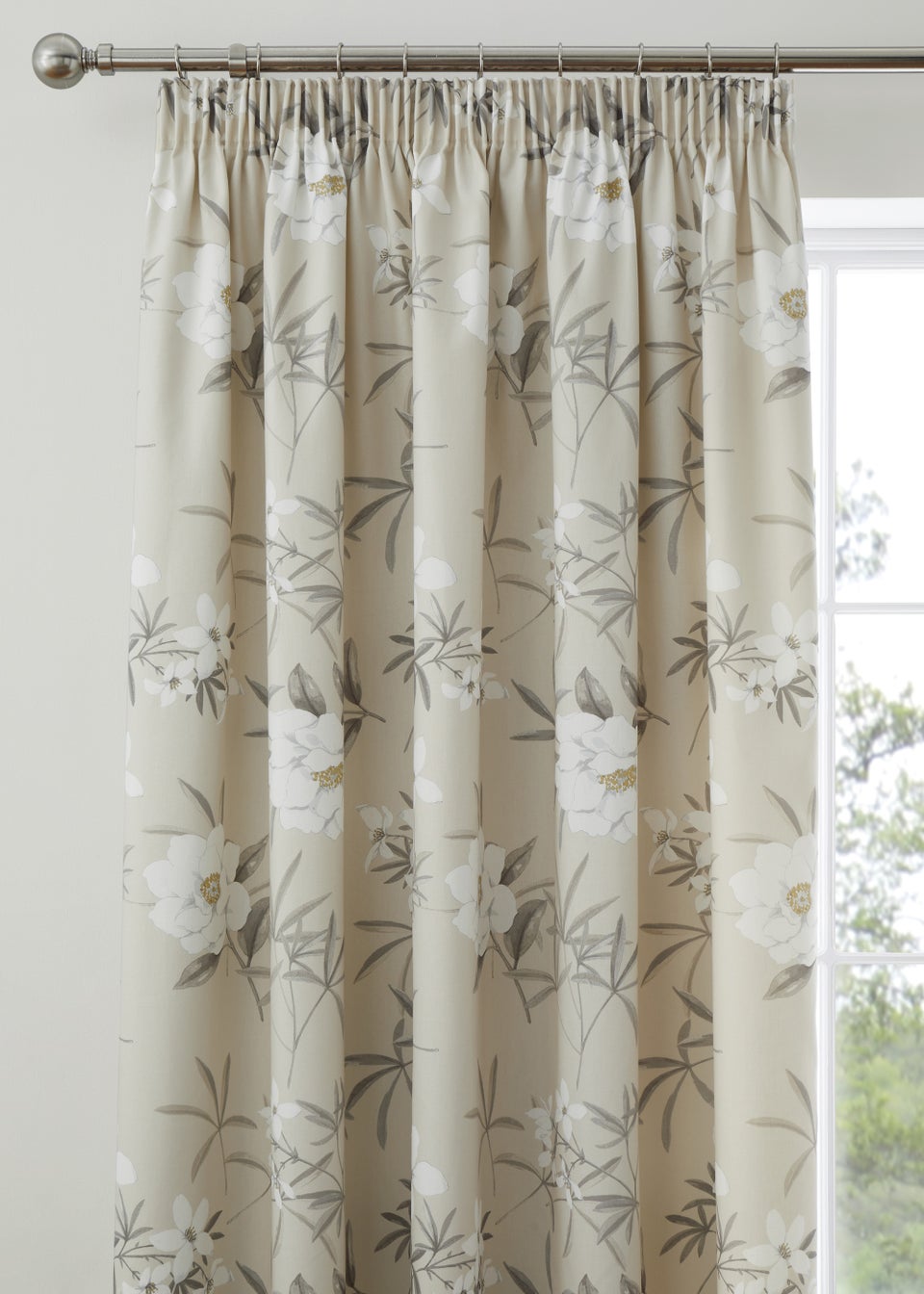 Dreams & Drapes Eve Pencil Pleat Curtains With Tie-Backs