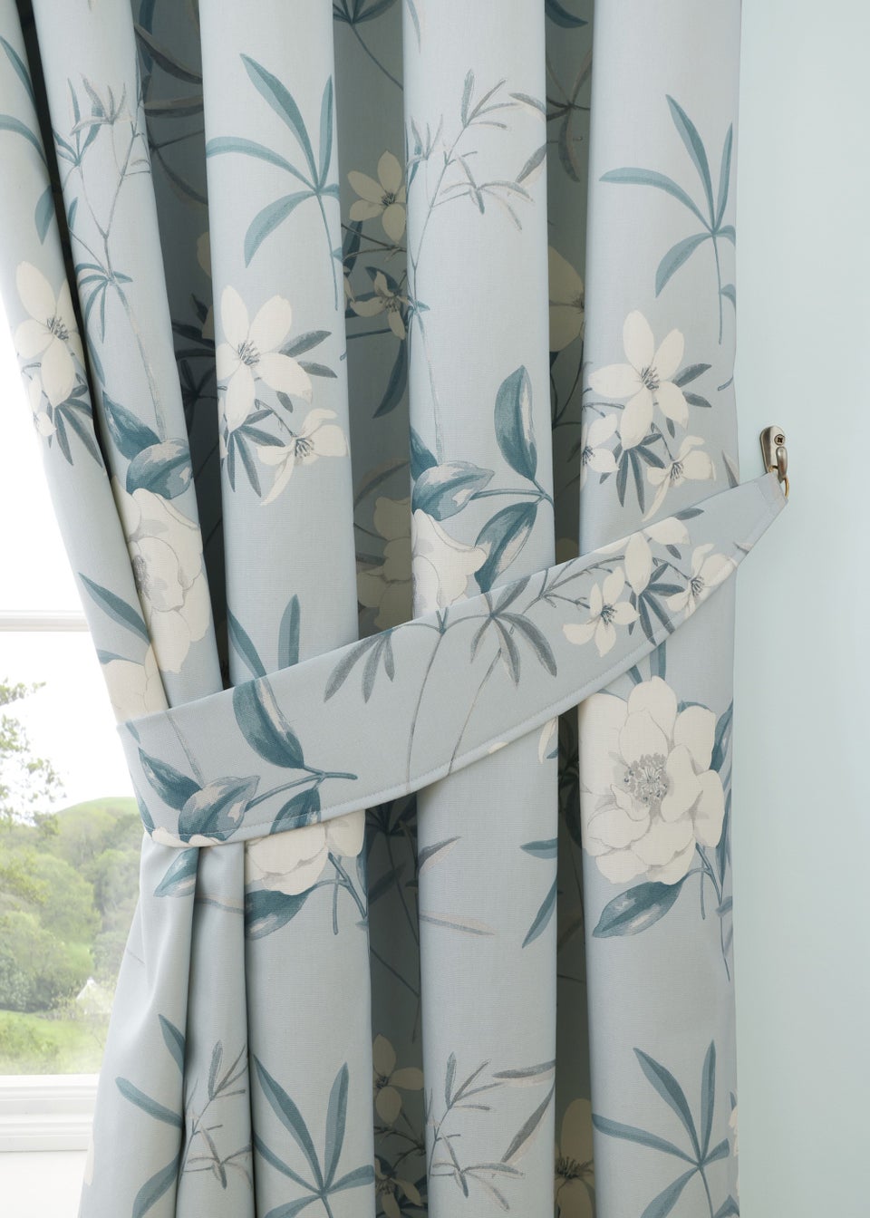 Dreams & Drapes Eve Pencil Pleat Curtains With Tie-Backs
