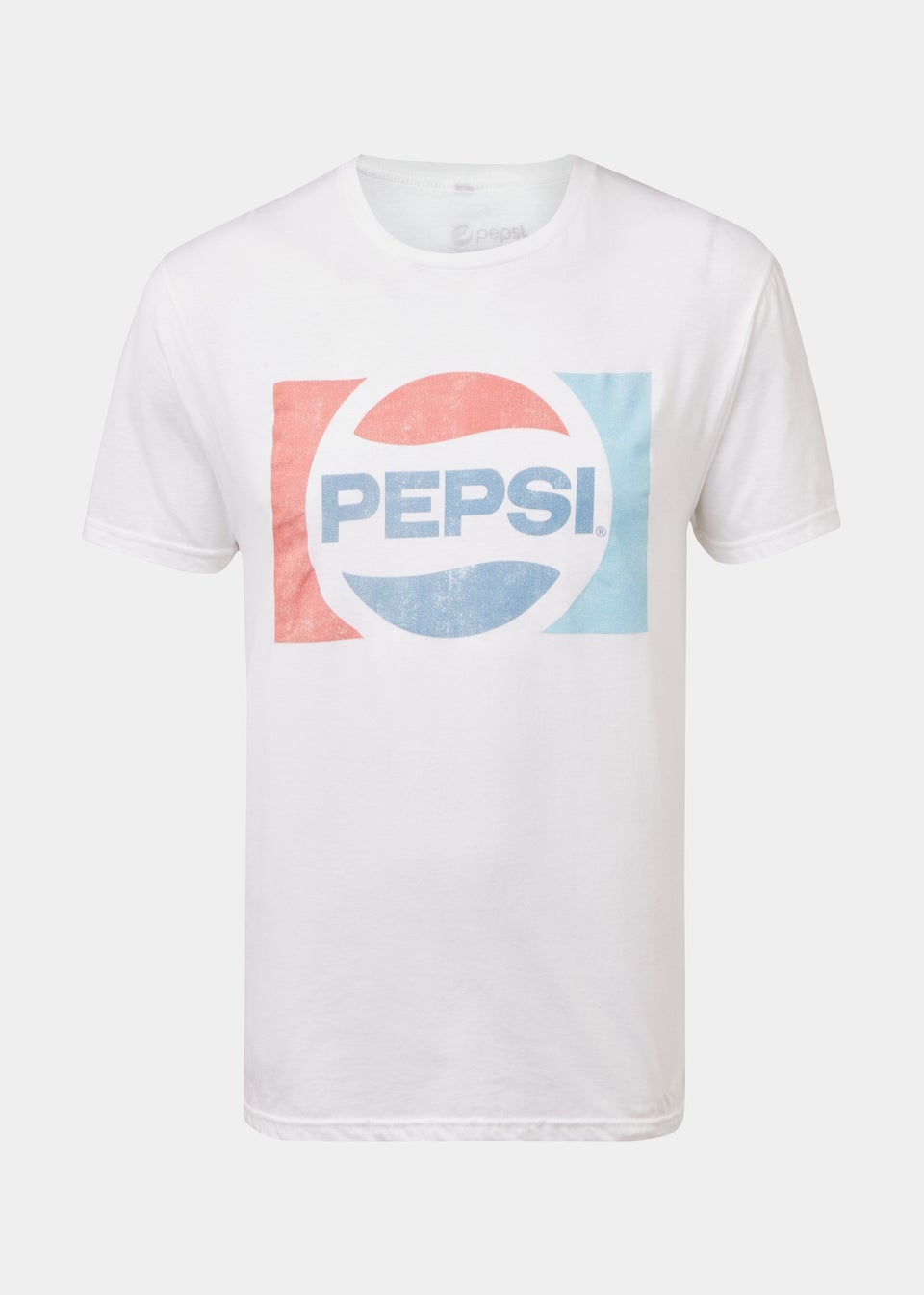 White Pepsi Print T-Shirt