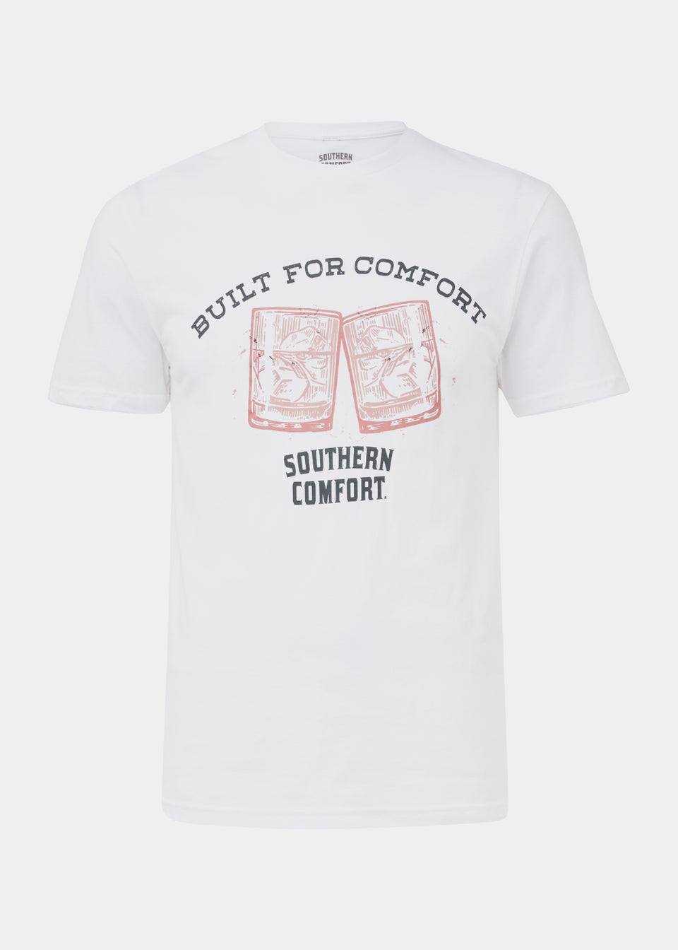 White Southern Comfort Print T-Shirt