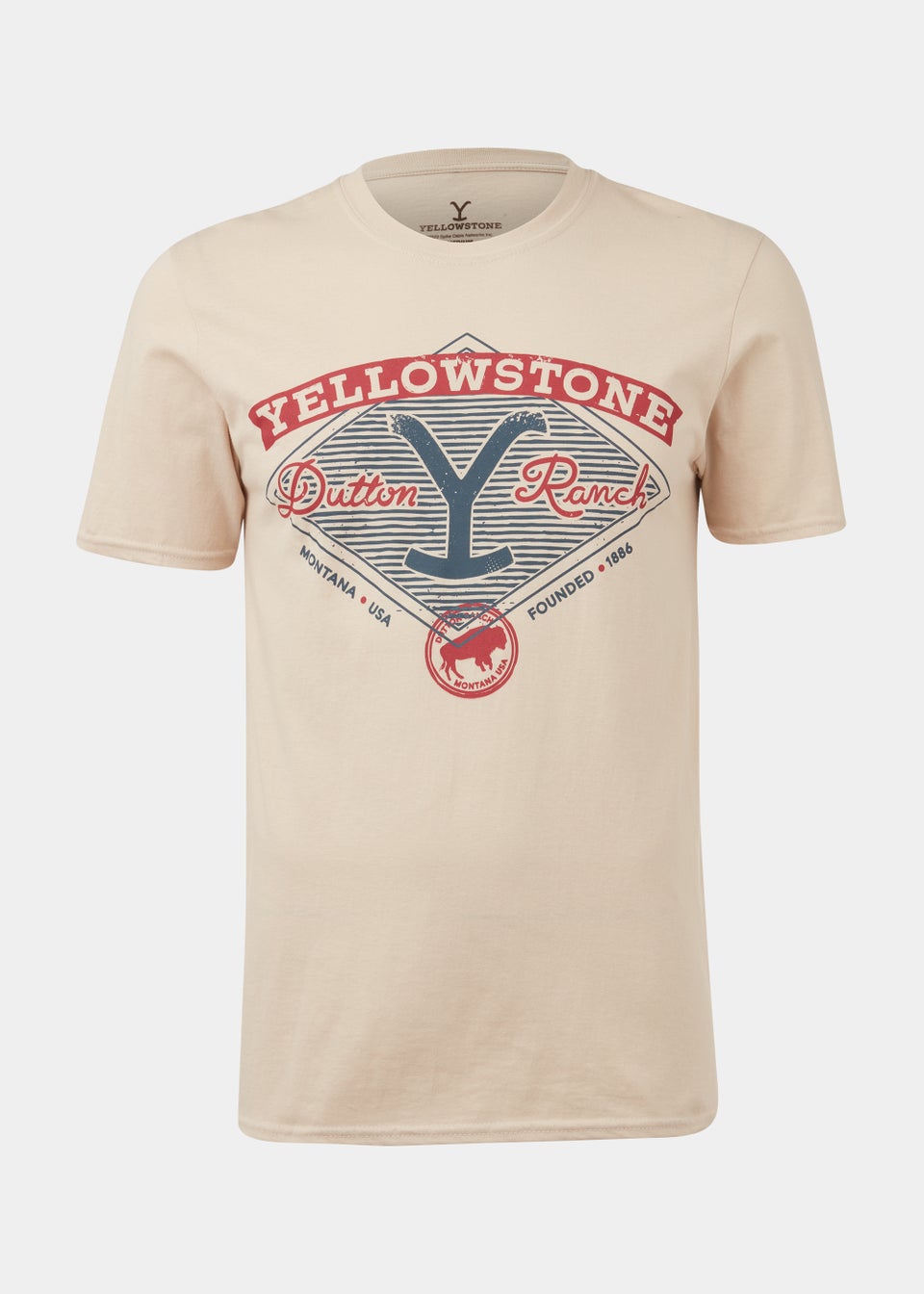 Stone Yellowstone Print T-Shirt