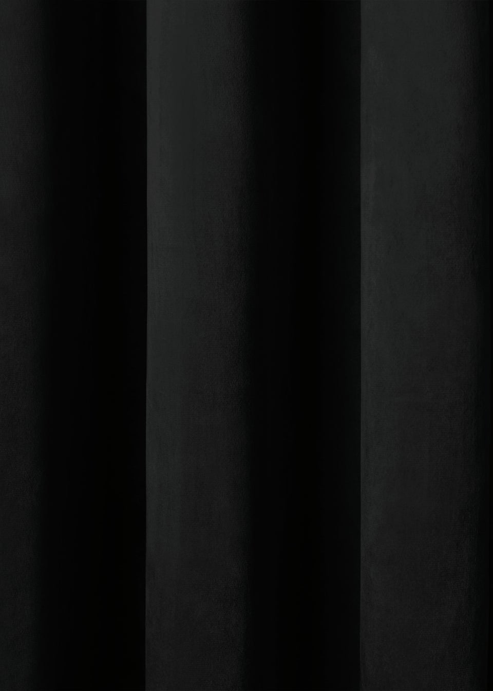 Laurence Llewelyn-Bowen Montrose Velvet Blackout Black Eyelet Curtains