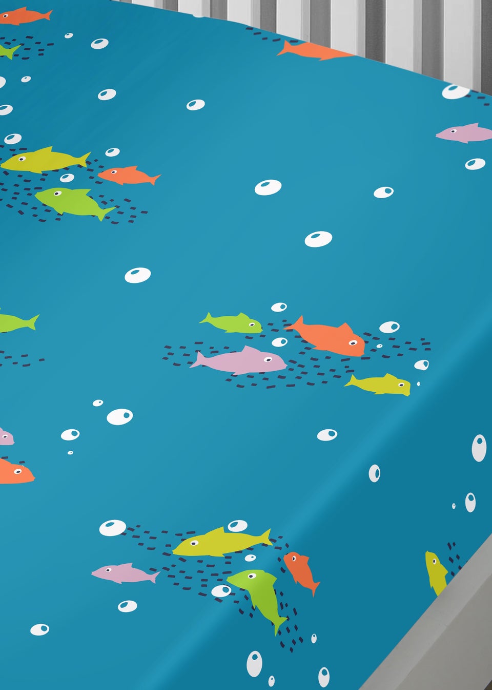 Bedlam Sea Life Fitted Bed Sheet
