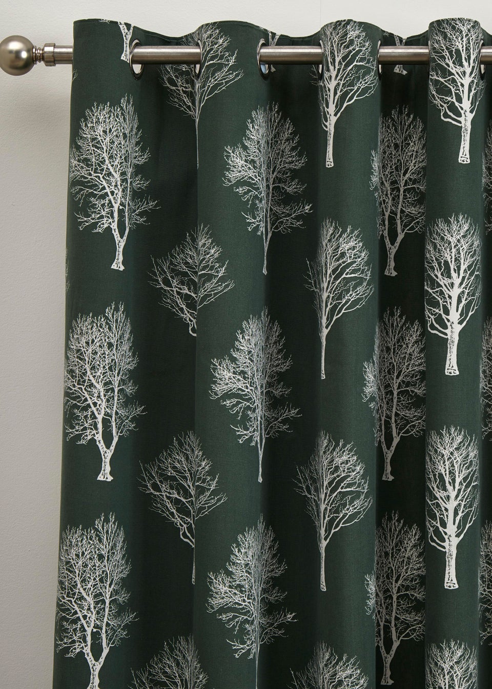 Fusion Woodland Trees Eyelet Curtains
