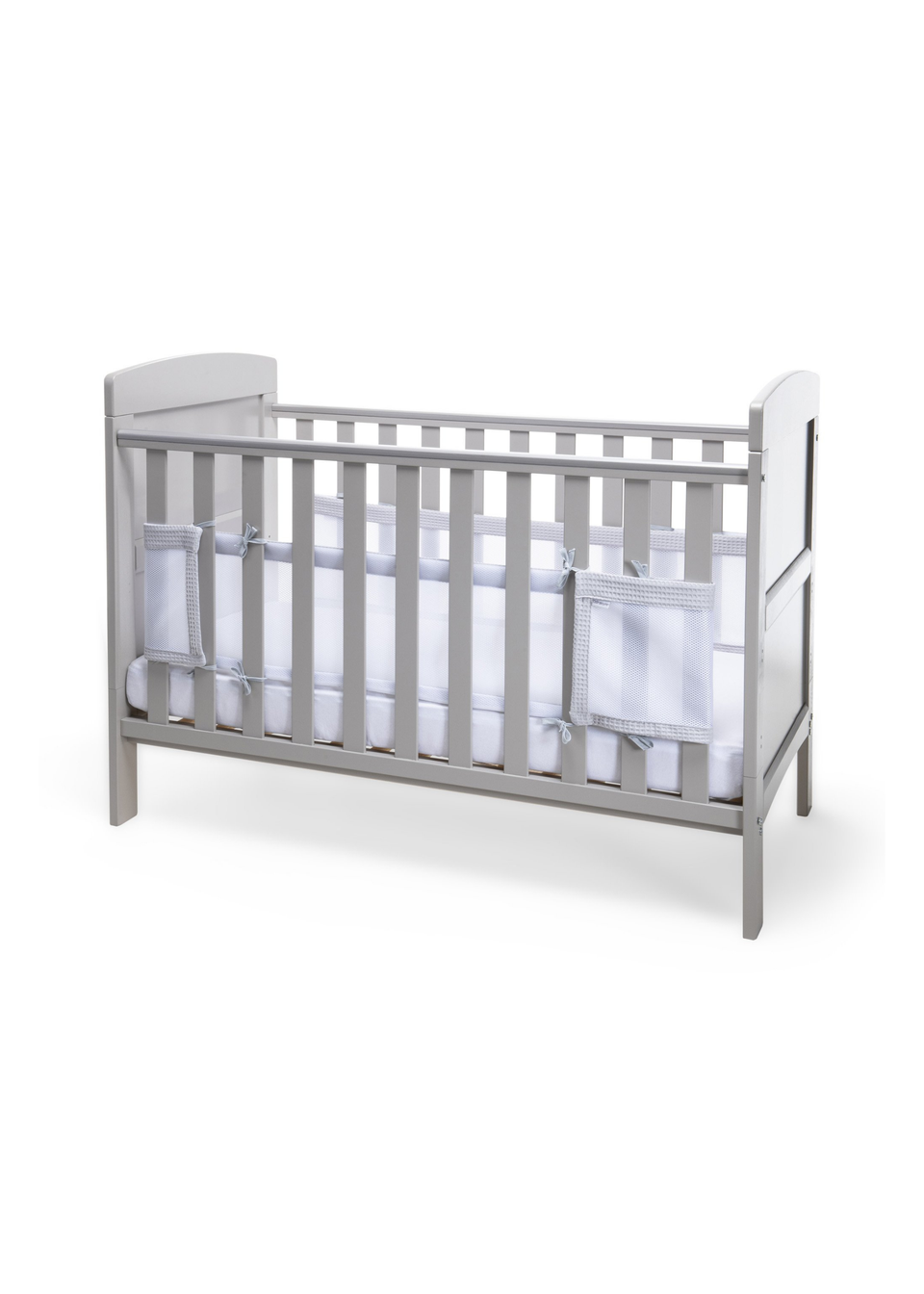 Clair de Lune 2 Pack Breathable Waffle Cot Bed Bumpers