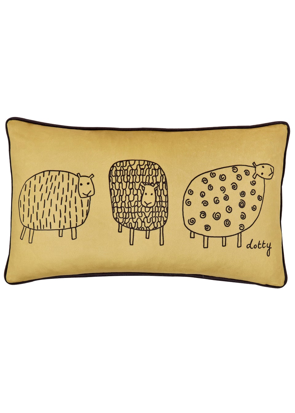 Fusion Dotty Sheep Filled Cushion