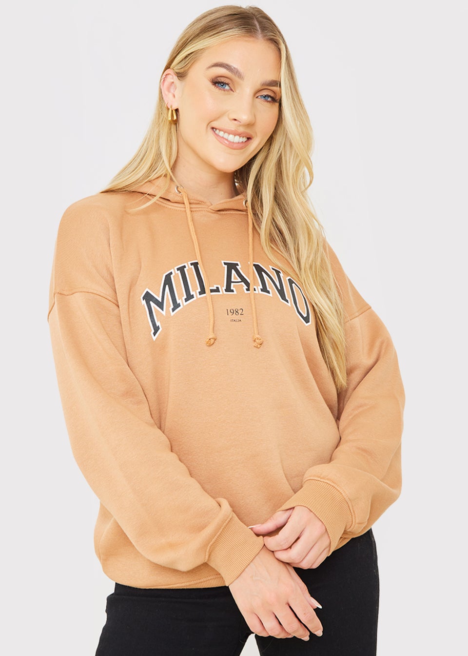 In the Style Jac Jossa Camel Print Sweatshirt