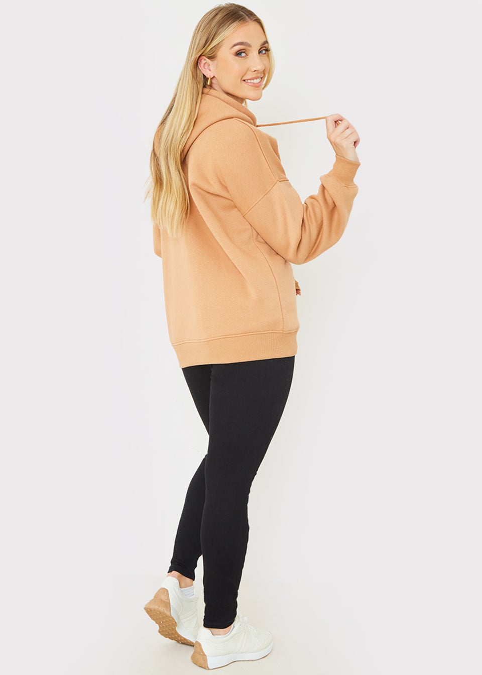 In the Style Jac Jossa Camel Print Sweatshirt