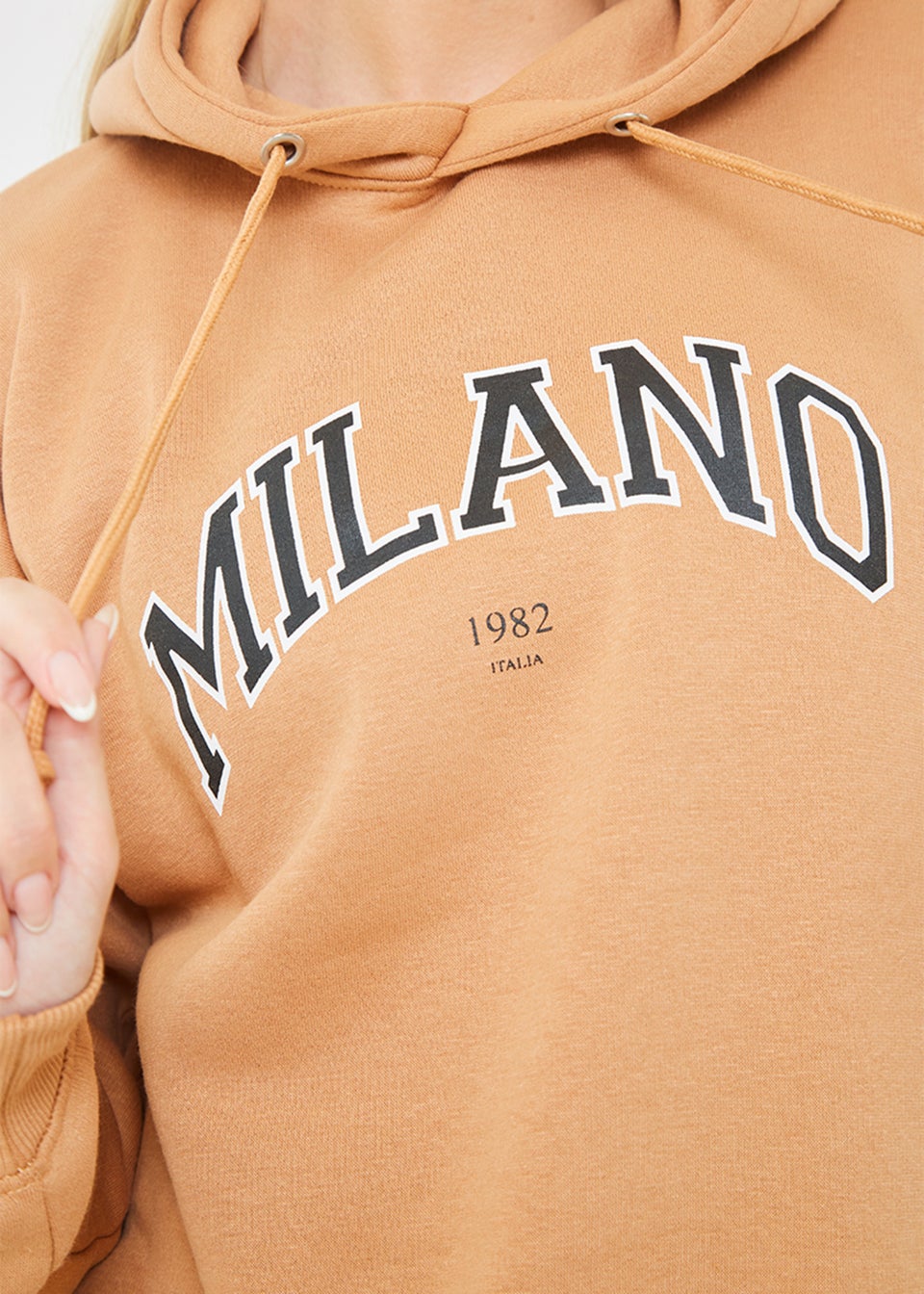 In the Style Jac Jossa Camel Print Sweatshirt