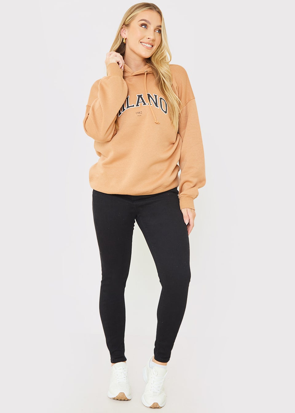 In the Style Jac Jossa Camel Print Sweatshirt