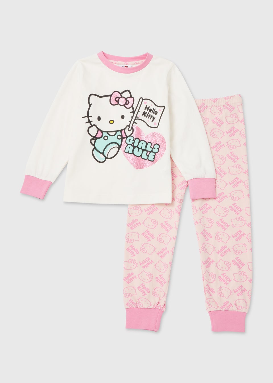 Kids Pink Hello Kitty Pyjama Set (3-9yrs)