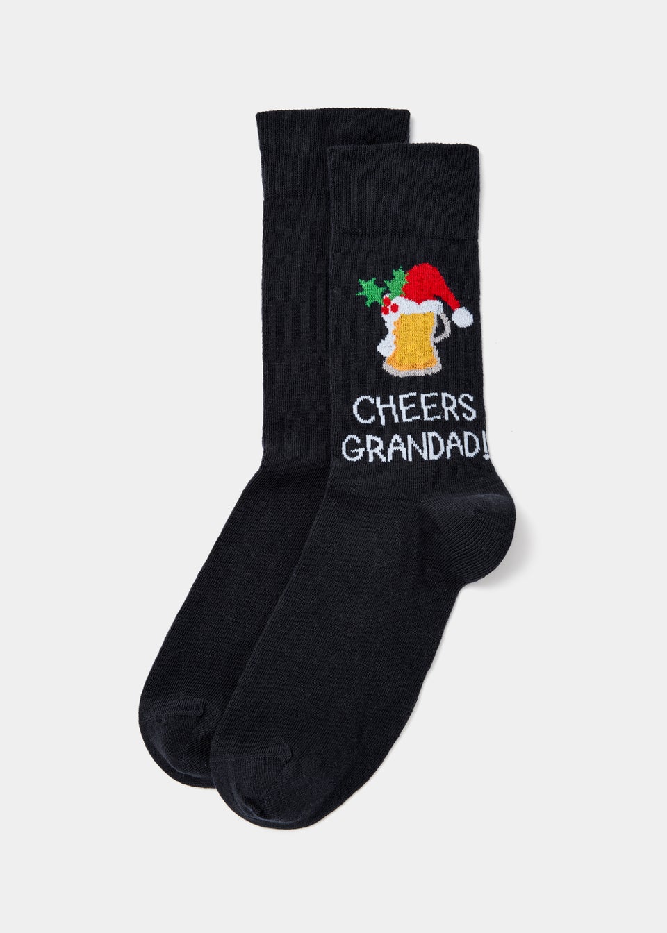 Black Cheers Grandad Socks