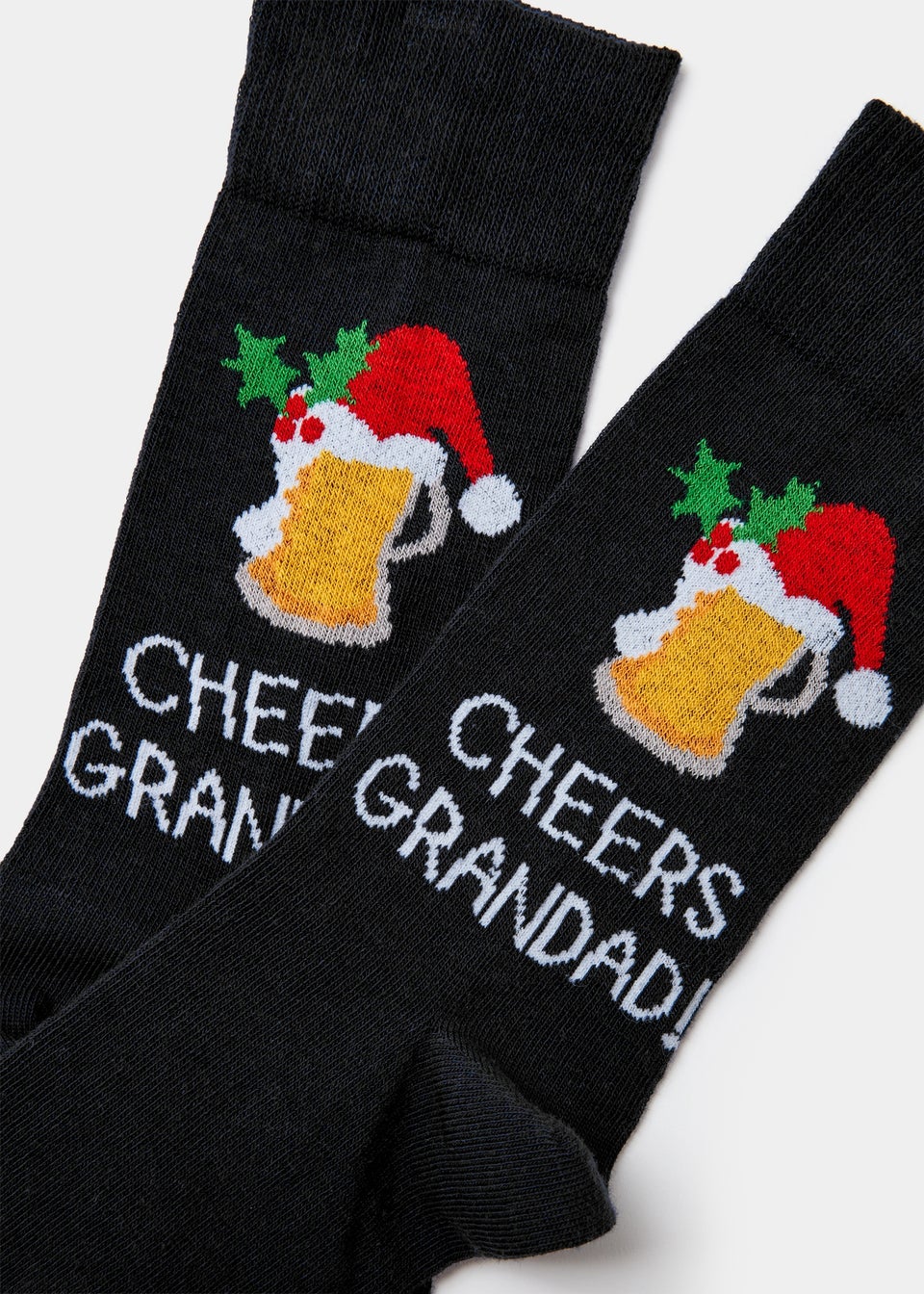 Black Cheers Grandad Socks