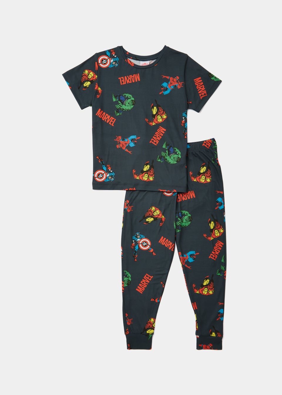 Kids Navy Marvel Pyjama Set (5-12yrs)