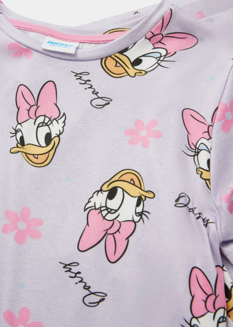 Kids Lilac Disney Daisy Pyjama Set (5-12yrs)