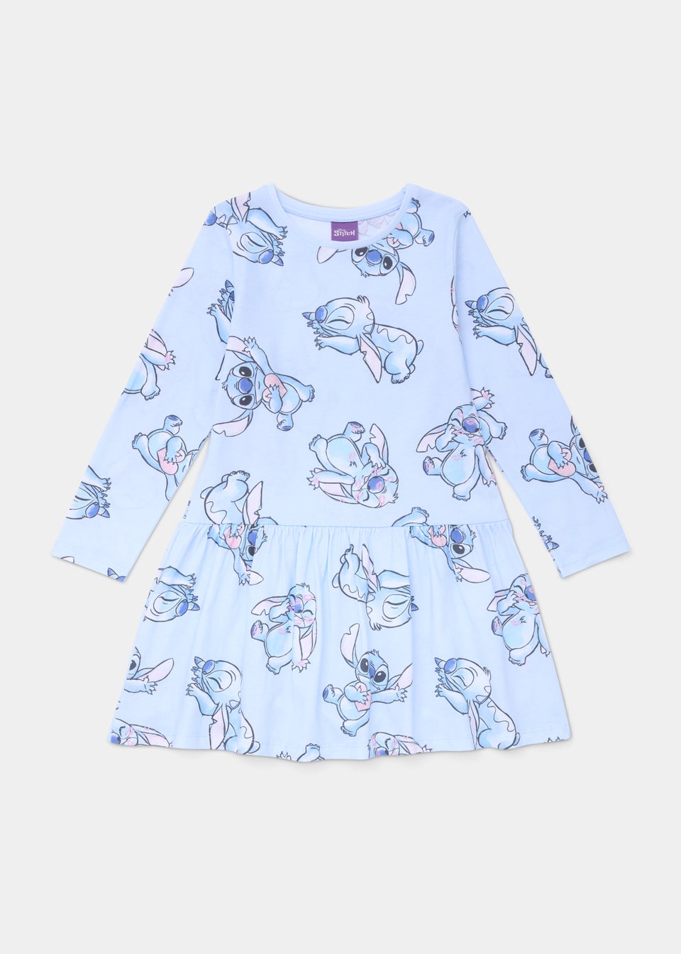 Kids Blue Disney Stitch Dress (3-9yrs)