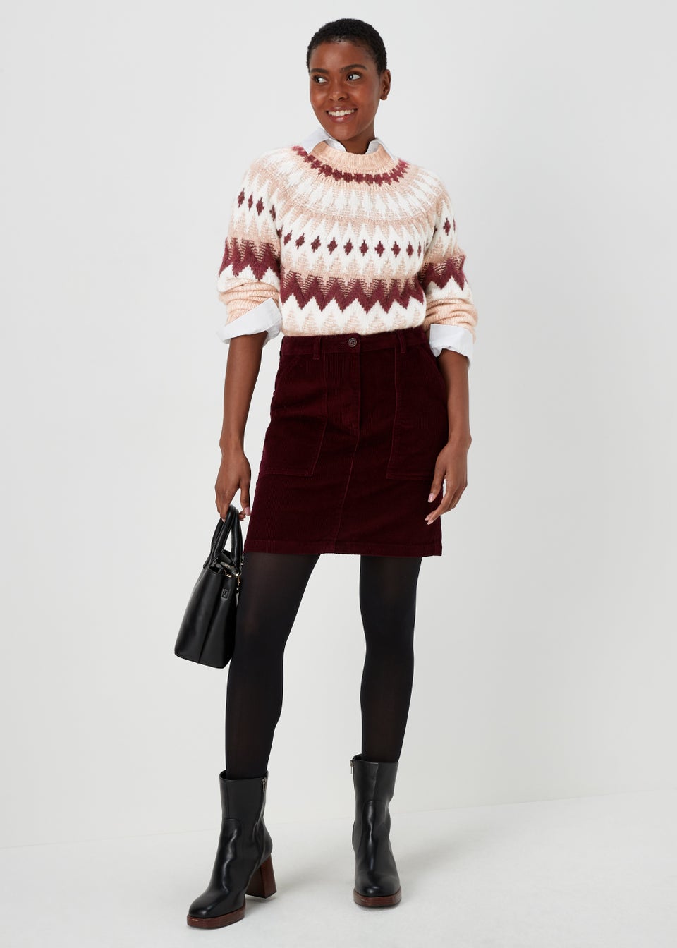 Pink Fair Isle Jumper