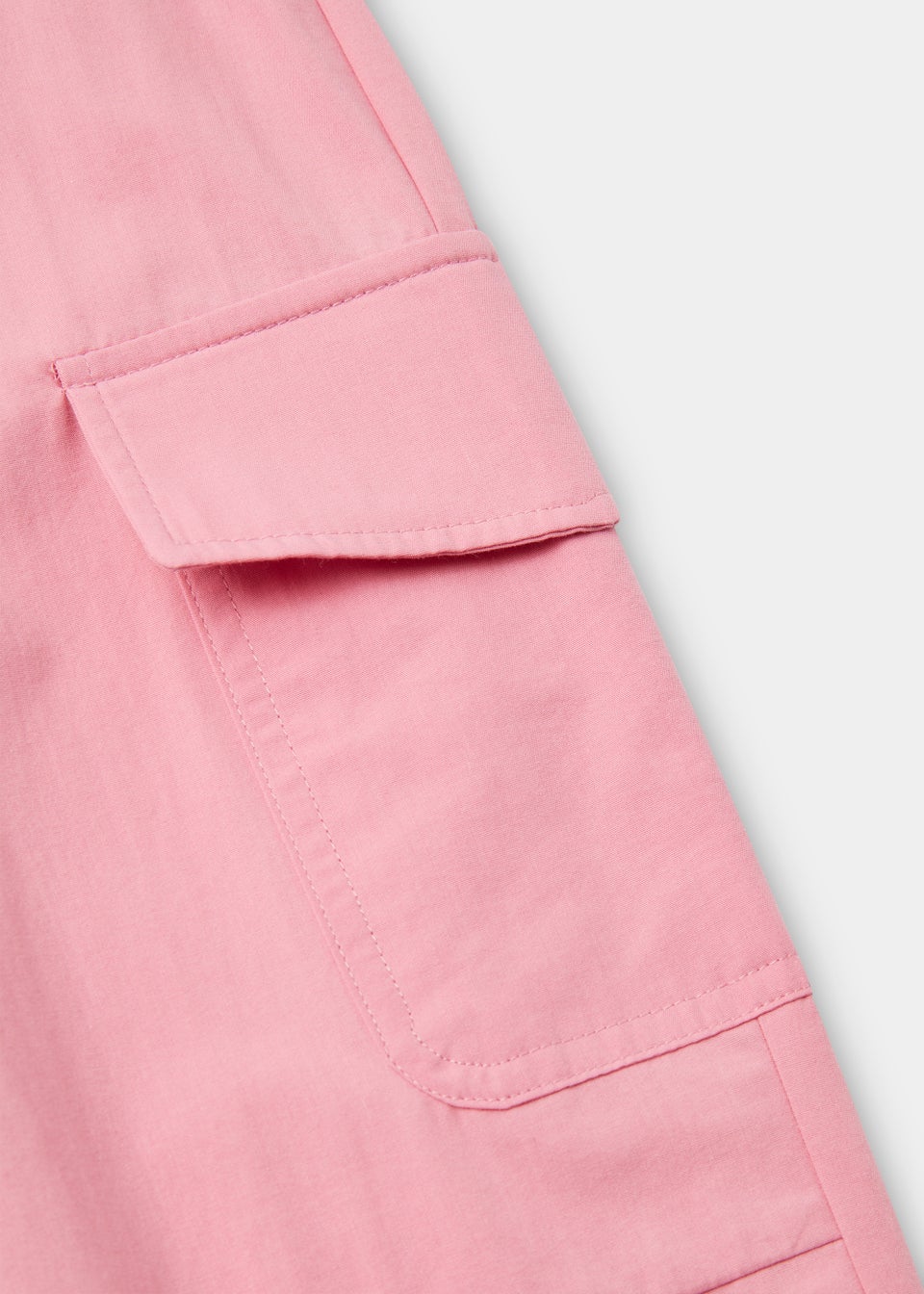Girls Pink Parachute Trousers (4-15yrs)