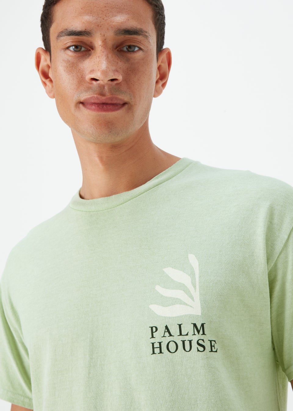 Green Palm House T-Shirt - Matalan
